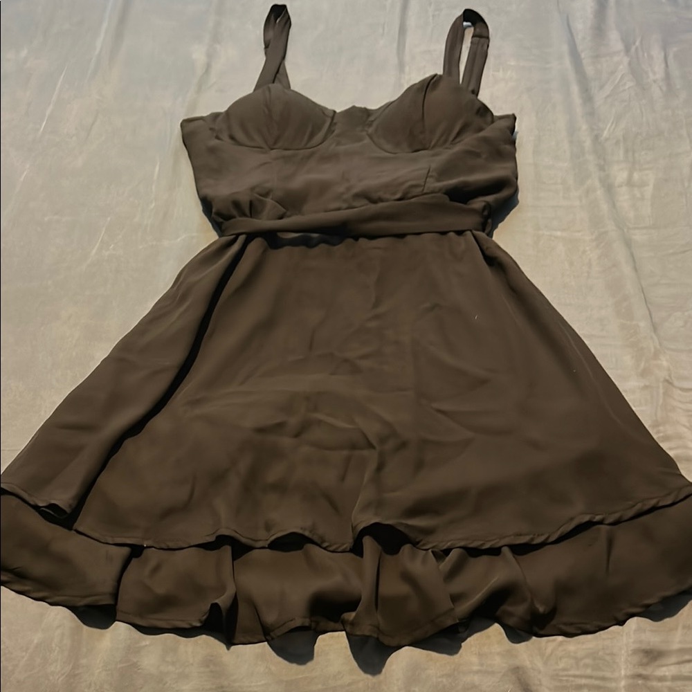 Lily Rose Black Mini Dress
